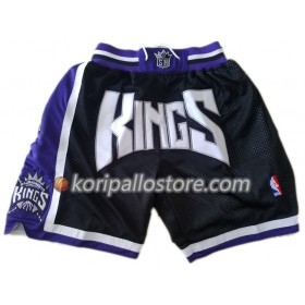 NBA Sacramento Kings Musta Miesten Tasku Shortsit Swingman